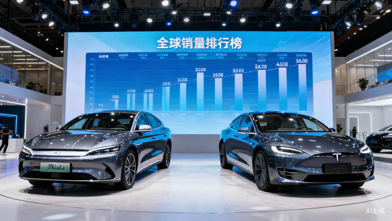 比亚迪首夺全球纯电销冠,特斯拉输在哪?